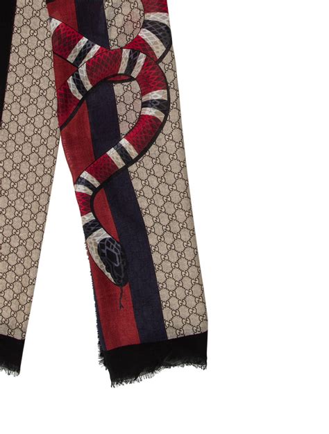 gucci silk scarf snake.